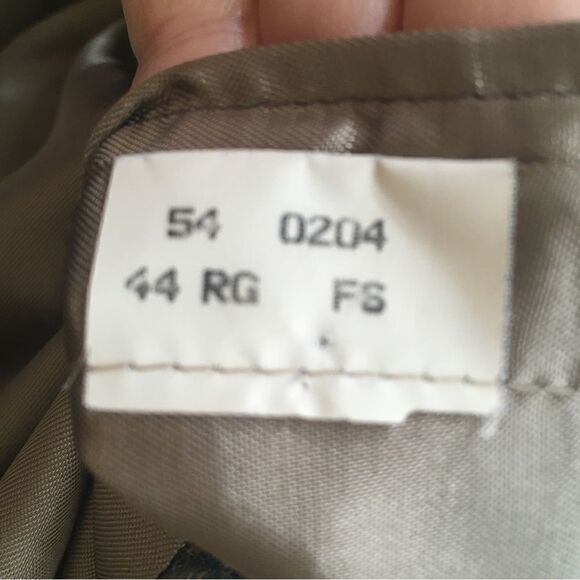 VINTAGE BROOKS BROTHERS 100% CAMEL HAIR BLAZER IN GRAY HERRINGBONE PRINT - Picture 8 of 8